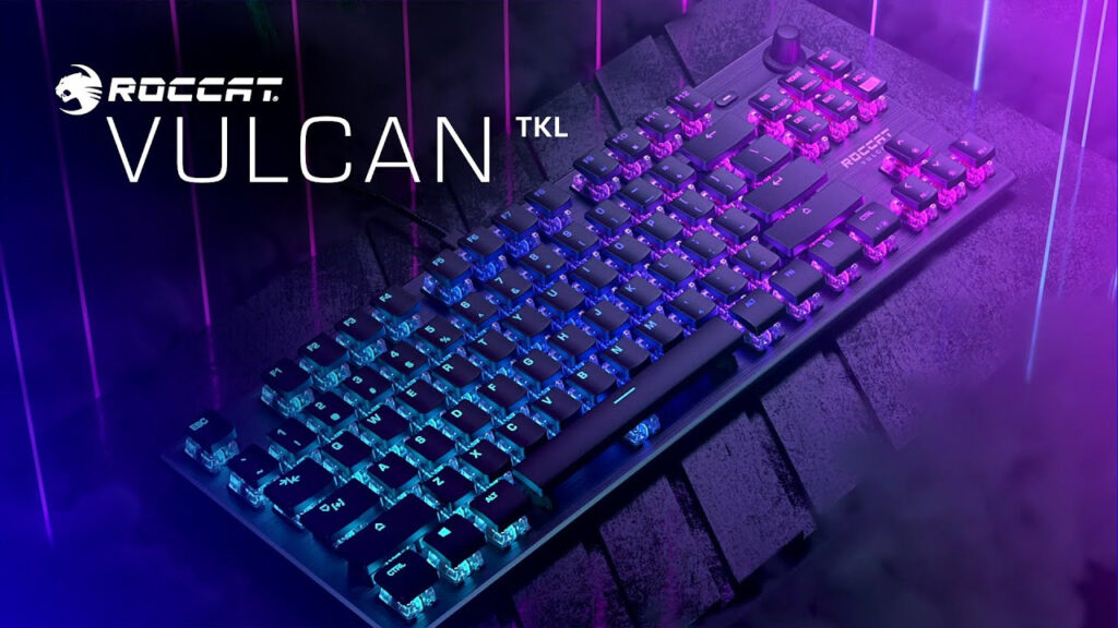ROCCAT Vulcan TKL はテンキーレスでコンパクトなゲーミングキーボード！