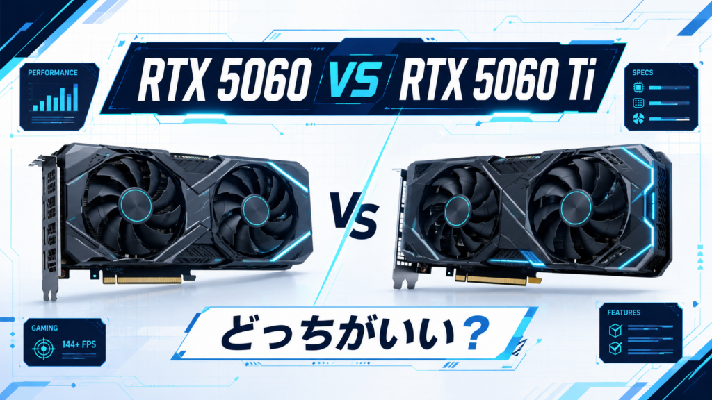 RTX 5060とRTX 5060 Tiの結論早見表