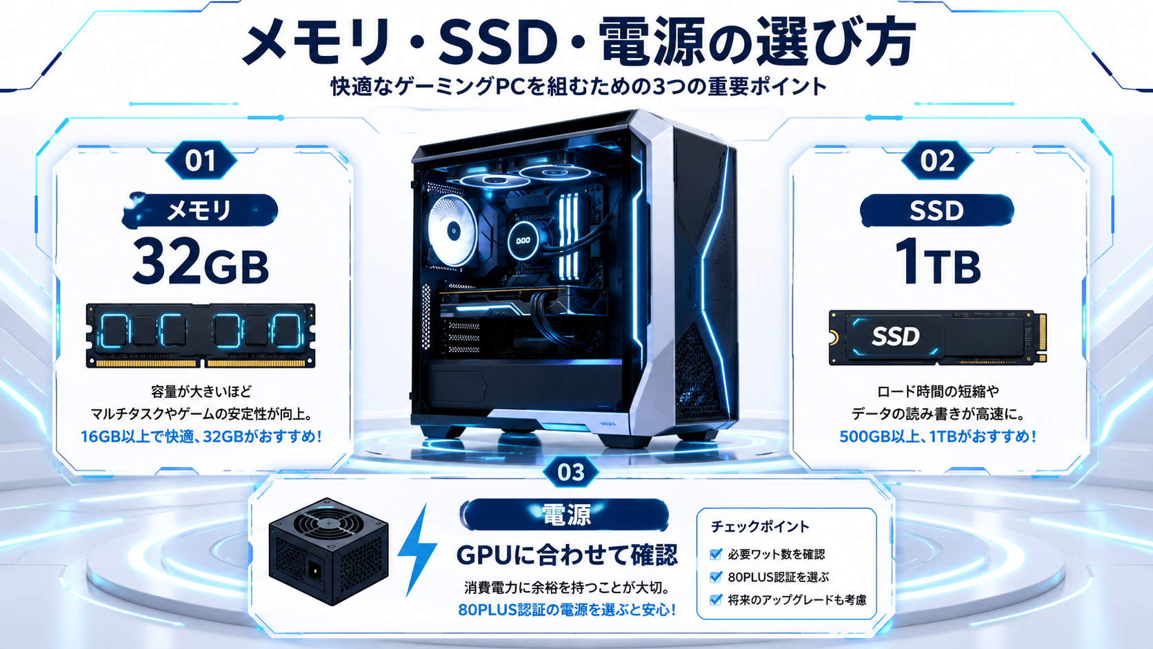 BTOパソコンのカスタマイズ解説
