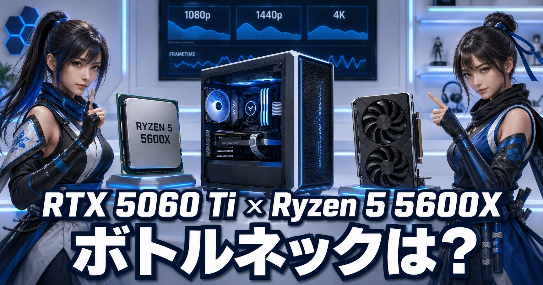 RTX 5060 TiとRyzen 5 5600Xのボトルネック解説