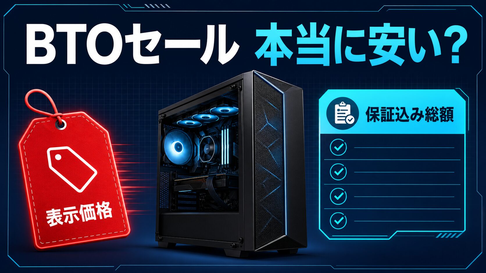 BTOセールモデルは本当に安い？RTX 5070 Ti搭載3社を総額比較