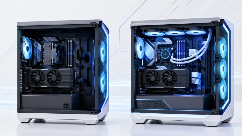 BTOゲーミングPCの内部構成比較