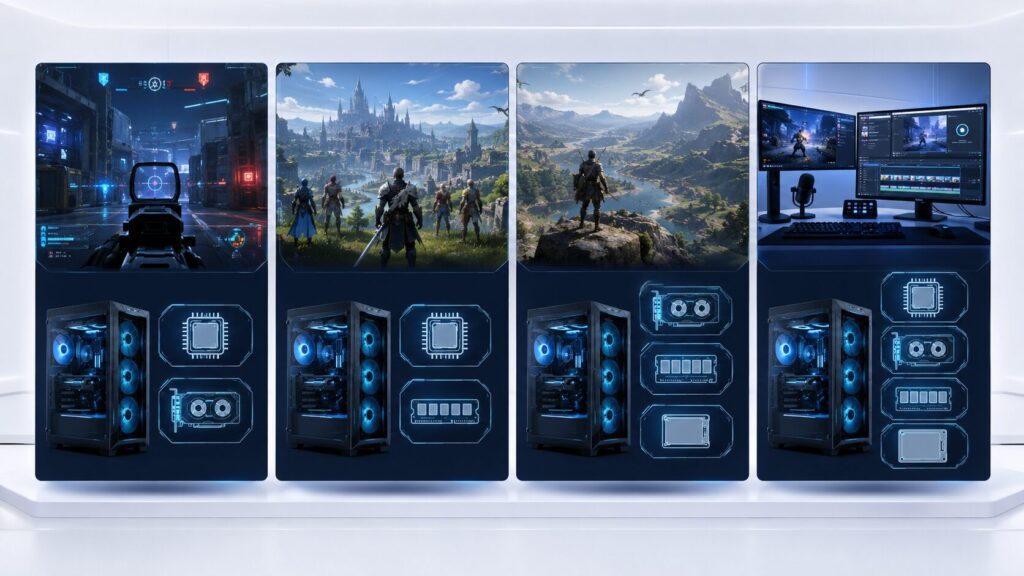 RTX 5070搭載PCとWQHDモニターの使用環境
