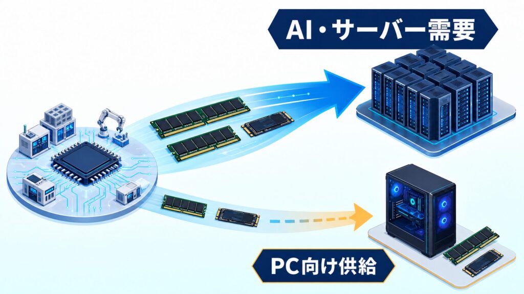 ゲーミングPCを今買うか比較するか待つかの判断図