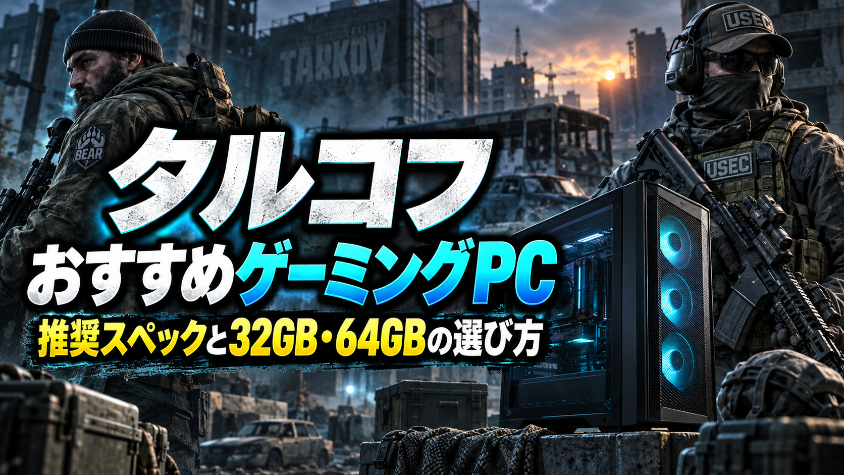 タルコフおすすめゲーミングPCの記事画像