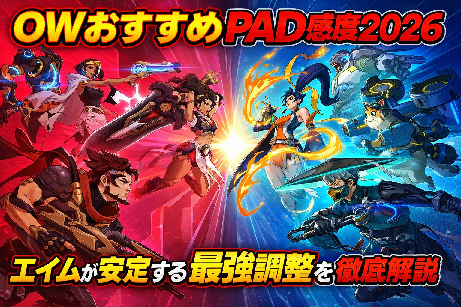 OW PS5版おすすめPAD感度2026