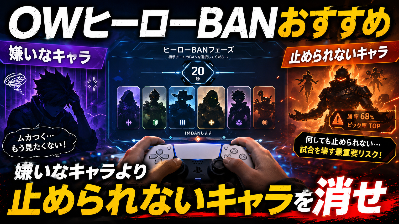 OWヒーローBANの選び方