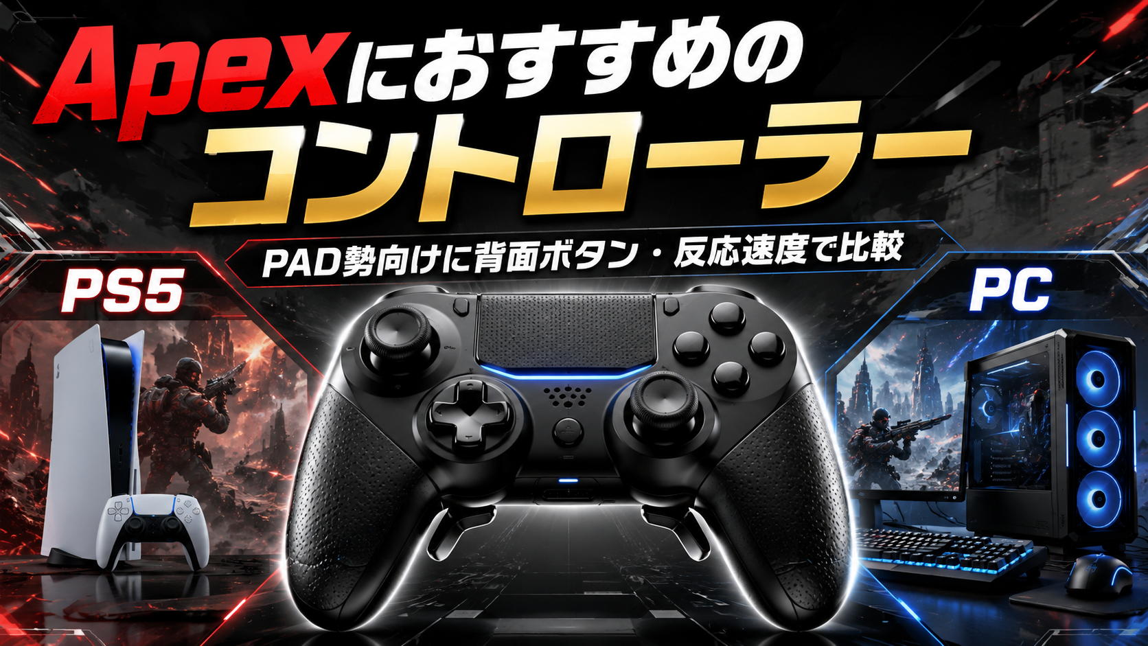 Apexにおすすめのコントローラー比較