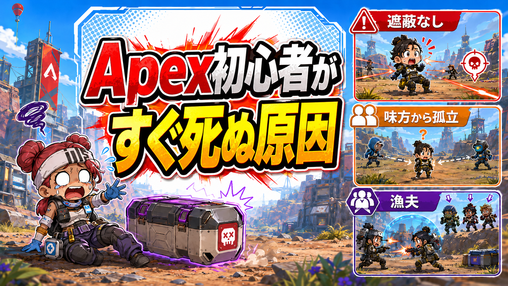 Apex初心者がすぐ死ぬ原因