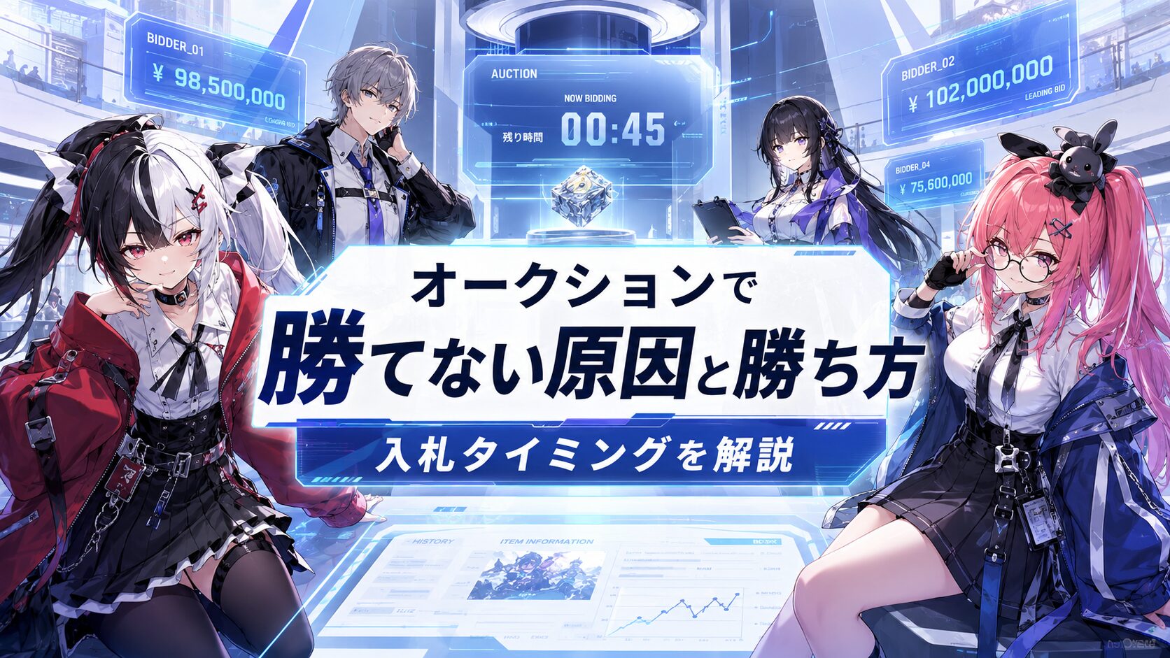 NTE オークション 勝てない 勝ち方