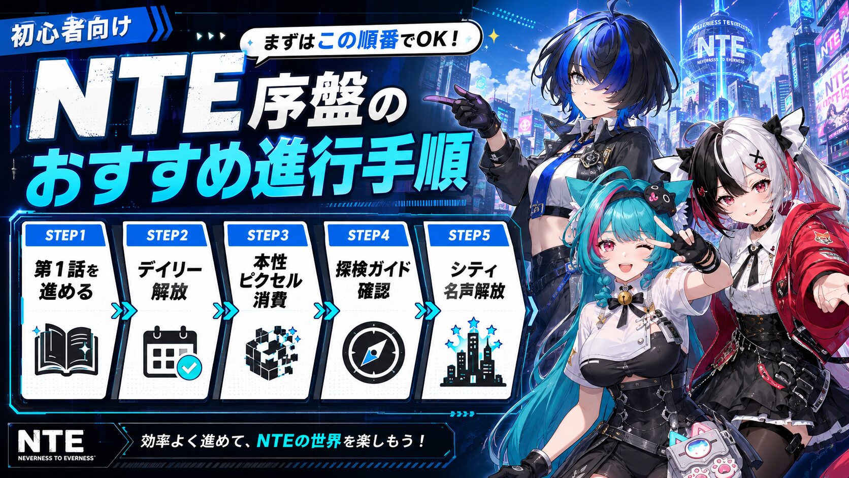 NTE序盤のおすすめ進行順