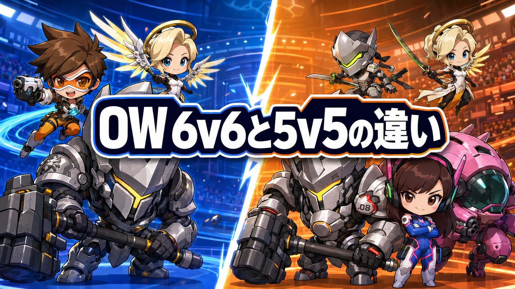 OW6v6と5v5の違い