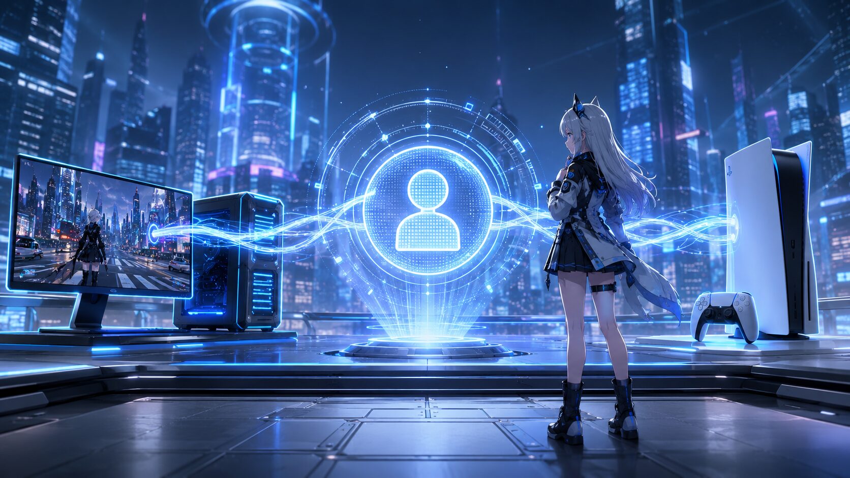 NTEのアカウント連携画面やUser Centerのスクリーンショット