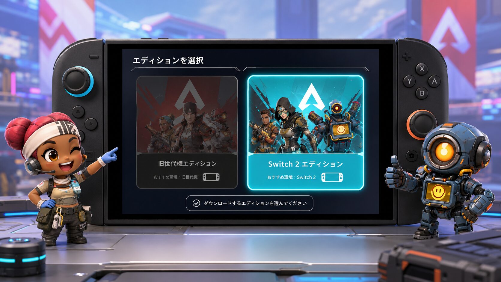 SwitchとSwitch 2のApex引き継ぎ前後の比較