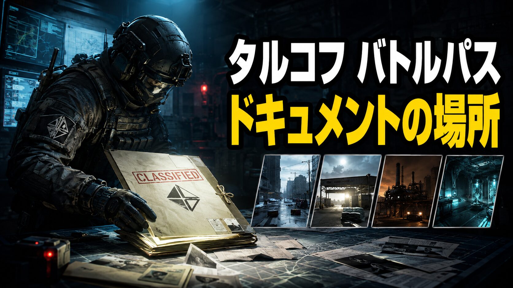 タルコフのバトルパス文書の場所
