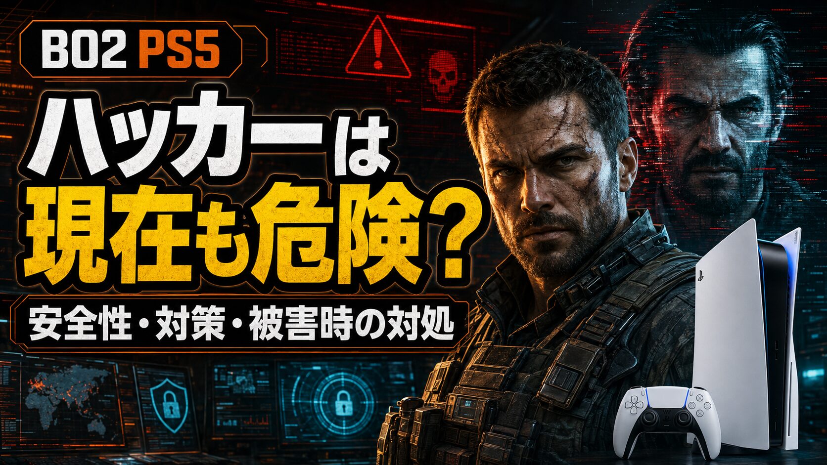 BO2 PS5版のハッカー問題と安全対策を解説した記事