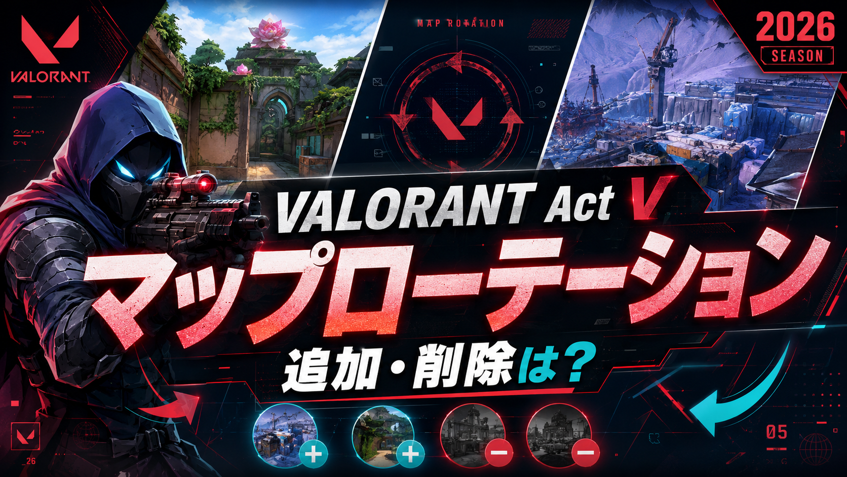 VALORANT Act Vのマップローテーション