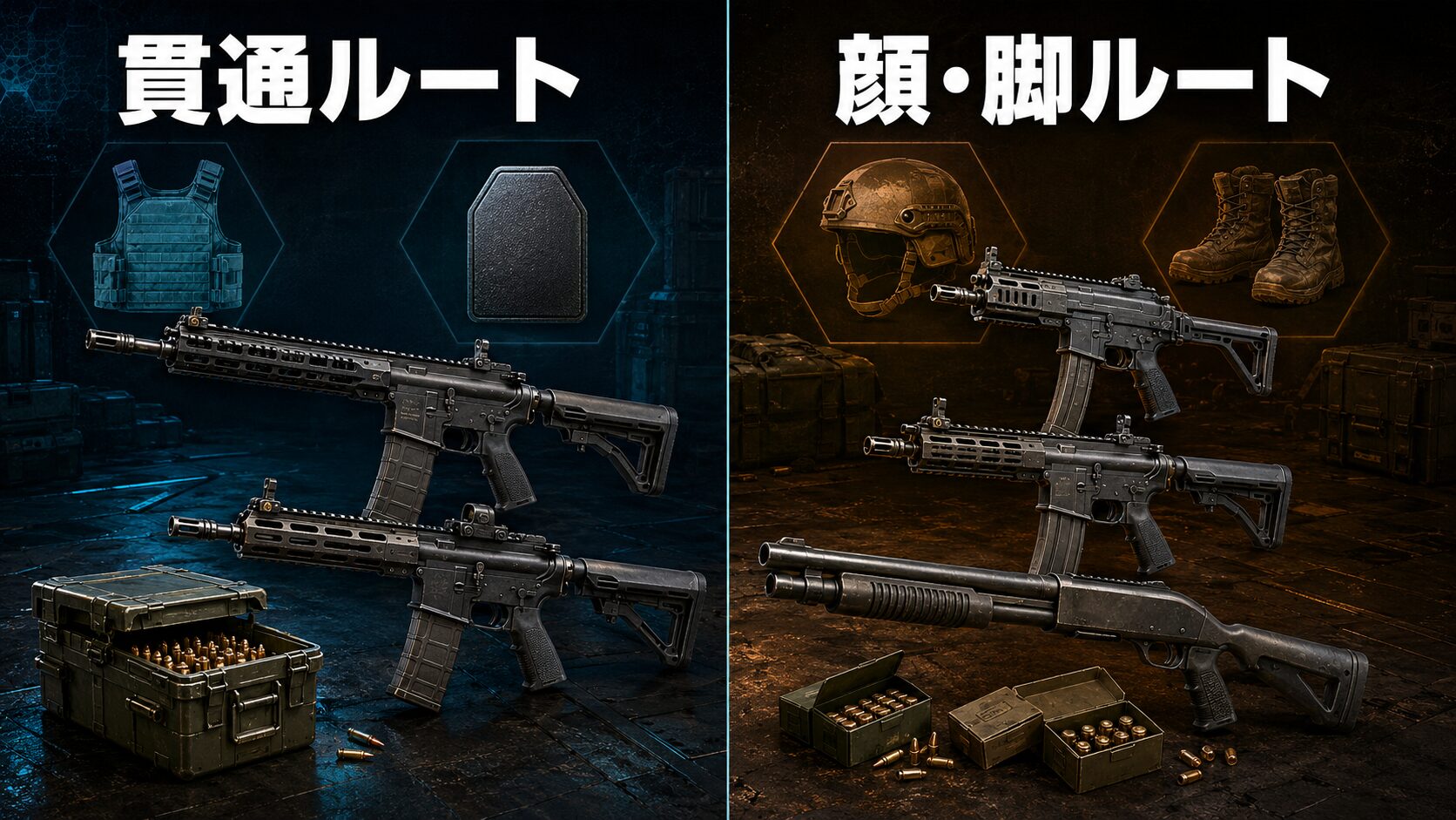 Prapor LL1のT-45M1と対応武器を確認するゲーム画面